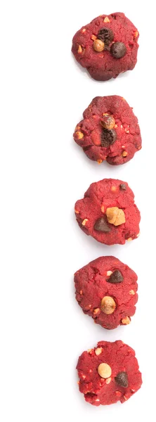 Homemade Red Velvet Cookie — Stock fotografie