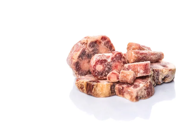 Carne cruda congelada de cola de buey —  Fotos de Stock