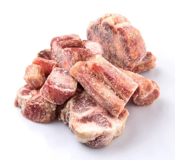 Carne di bue congelata cruda — Foto Stock