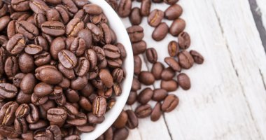 Kavrulmuş kahve çekirdeği.