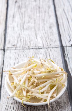 Fasulye Filiz beyaz kase