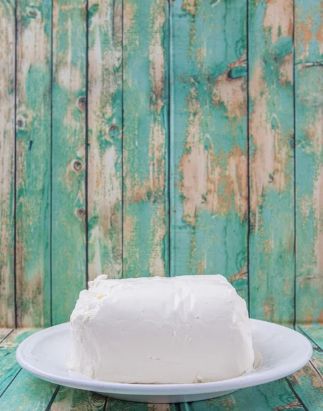 A Block Of Cream Cheese — Stock Photo, Image