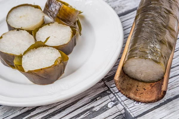 マレーシアの Lemang 皿 — ストック写真