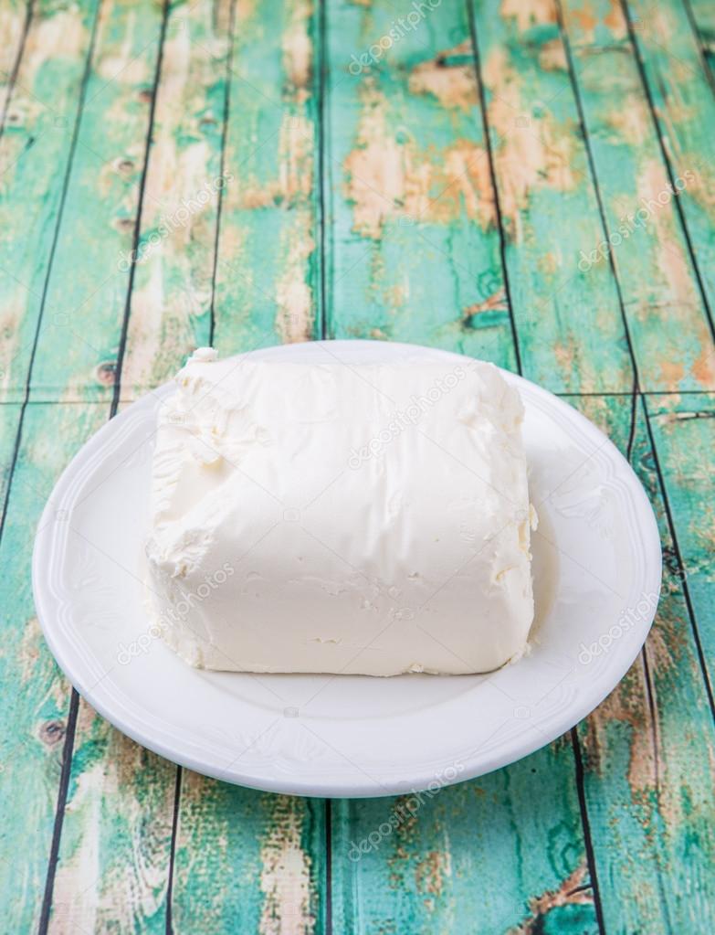 A Block Of Cream Cheese