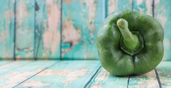 Pimienta verde colorida fresca — Foto de Stock