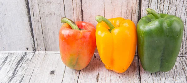 Fresh Colorful Bell Peppers — Stock Photo, Image