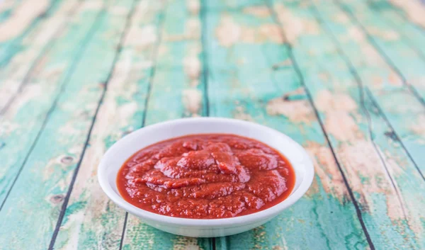 Verse gepureerde tomaat — Stockfoto