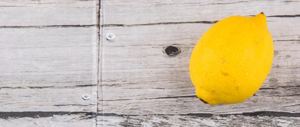 Lemon Fruit Rustic Wooden Background — Stock Photo, Image