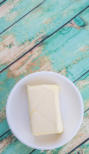 Uma tigela de manteiga — Fotografia de Stock