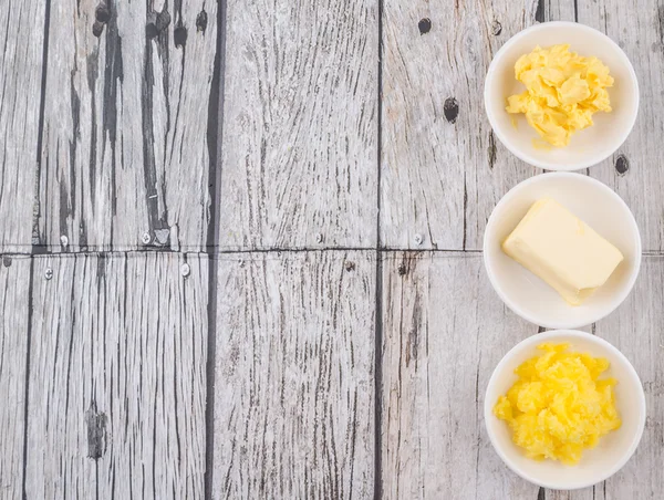 Mantequilla, Margarina y Ghee Indio — Foto de Stock