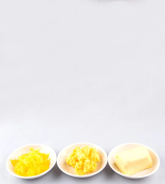 Beurre, Margarine et Ghee indien — Photo