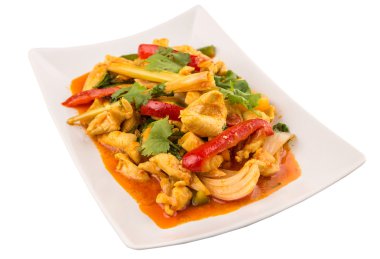 Malezya çanak Ayam Paprik