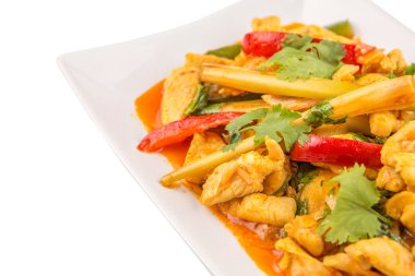 Malezya çanak Ayam Paprik