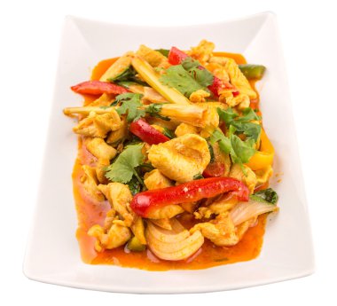 Malezya çanak Ayam Paprik