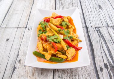 Malezya çanak Ayam Paprik