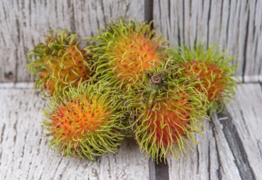 Egzotik Rambutan meyve