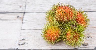 Egzotik Rambutan meyve