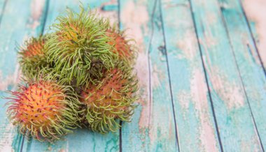 Egzotik Rambutan meyve