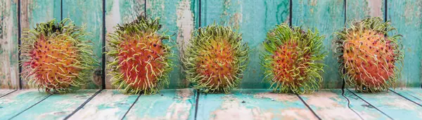 Frutas exóticas de Rambutan — Foto de Stock