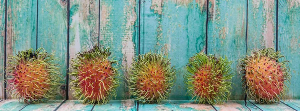 Frutas exóticas de Rambutan — Foto de Stock