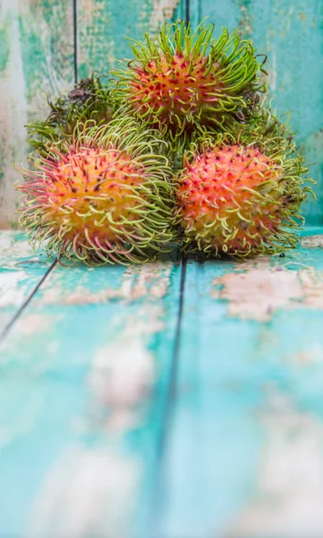 Exotic Rambutan Fruits — Stock Photo, Image