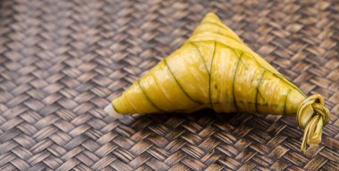 Malay Rice Dumpling Ketupat Daun Palas