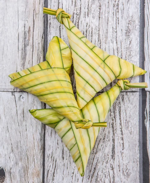 Malay Rice Dumpling Ketupat Daun Palas — ストック写真