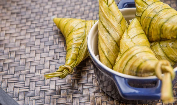 Malay Rice Dumpling Ketupat Daun Palas — Stock Photo, Image