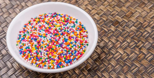 Colorful Sprinkle Cake Toppings — Stock Photo, Image