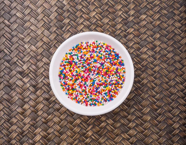 Colorful Sprinkle Cake Toppings — Stock Photo, Image