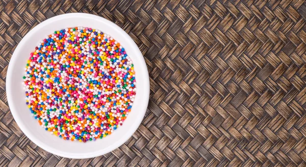 Colorful Sprinkle Cake Toppings — Stock Photo, Image