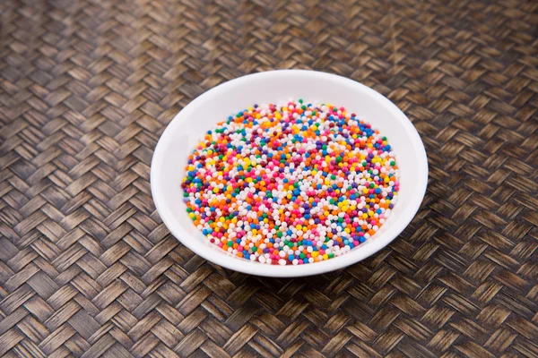 Colorful Sprinkle Cake Toppings — Stock Photo, Image