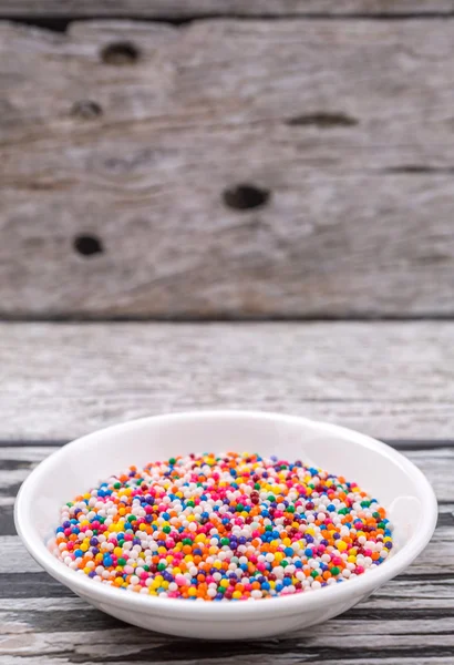 Colorful Sprinkle Cake Toppings — Stock Photo, Image