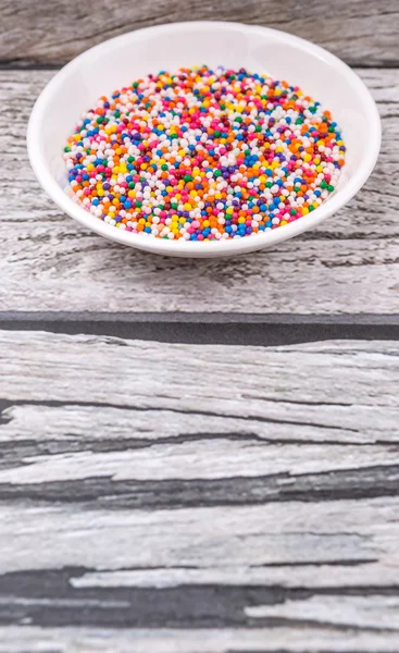 Colorful Sprinkle Cake Toppings — Stock Photo, Image