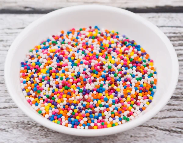 Colorful Sprinkle Cake Toppings — Stock Photo, Image