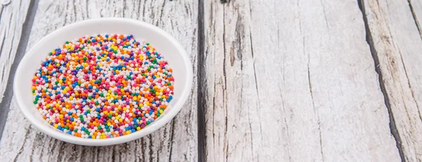 Colorful Sprinkle Cake Toppings — Stock Photo, Image