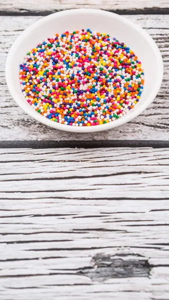 Colorido espolvorear la torta Toppings — Foto de Stock