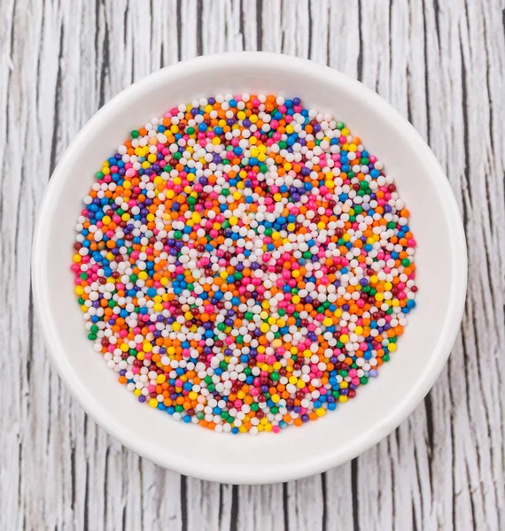 Colorful Sprinkle Cake Toppings — Stock Photo, Image