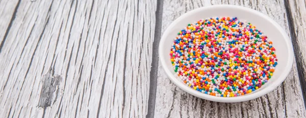 Colorful Sprinkle Cake Toppings — Stock Photo, Image