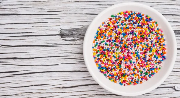 Colorful Sprinkle Cake Toppings — Stock Photo, Image