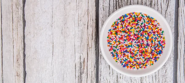 Colorful Sprinkle Cake Toppings — Stock Photo, Image