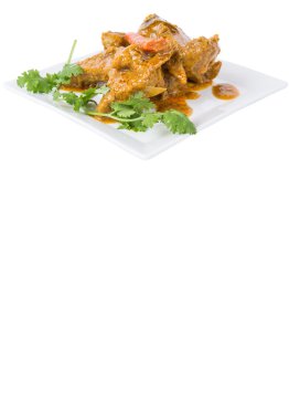 Kuzu köri beyaz plaka