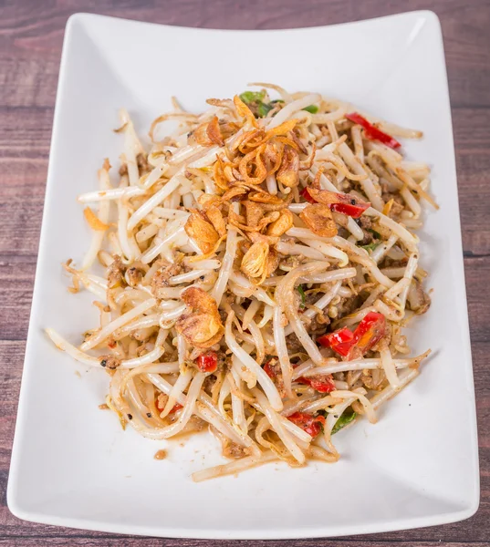Bean sprouts salad — Stock Photo, Image