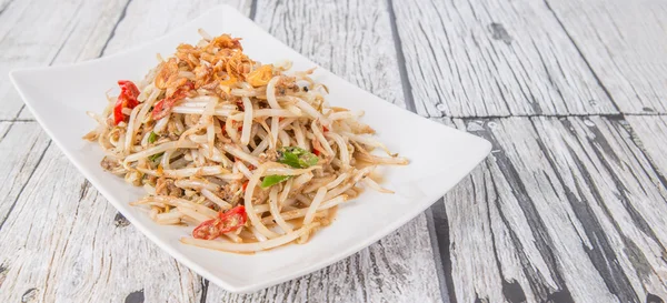 Bean sprouts salad — Stock Photo, Image