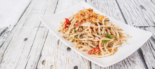 Bean sprouts salad — Stock Photo, Image