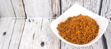 Malezya çanak Serunding Ikan