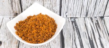 Malezya çanak Serunding Ikan