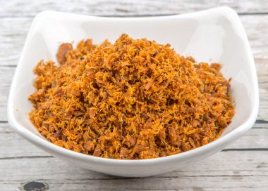 Malezya çanak Serunding Ikan