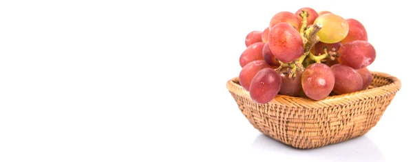 Röda druvor frukt — Stockfoto