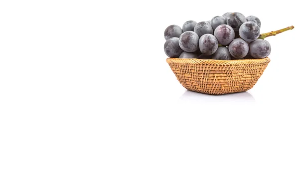 Uvas Negras Fruta — Foto de Stock